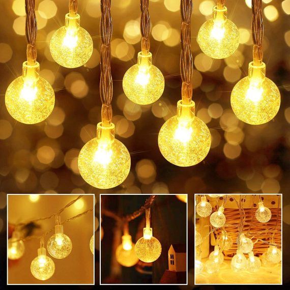 20 Led Crystal Ball Decorative String Lights